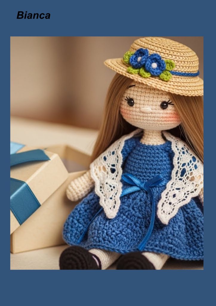 Boneca Bianca de amigurumi - molde parte 1