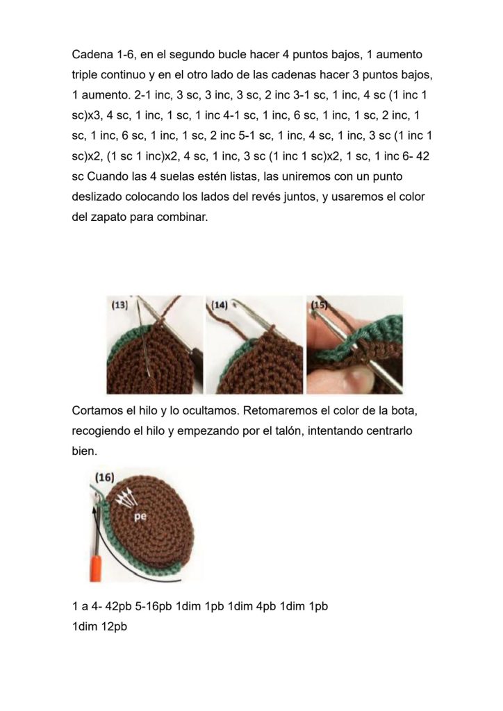 Boneca Bianca de amigurumi - molde parte 7