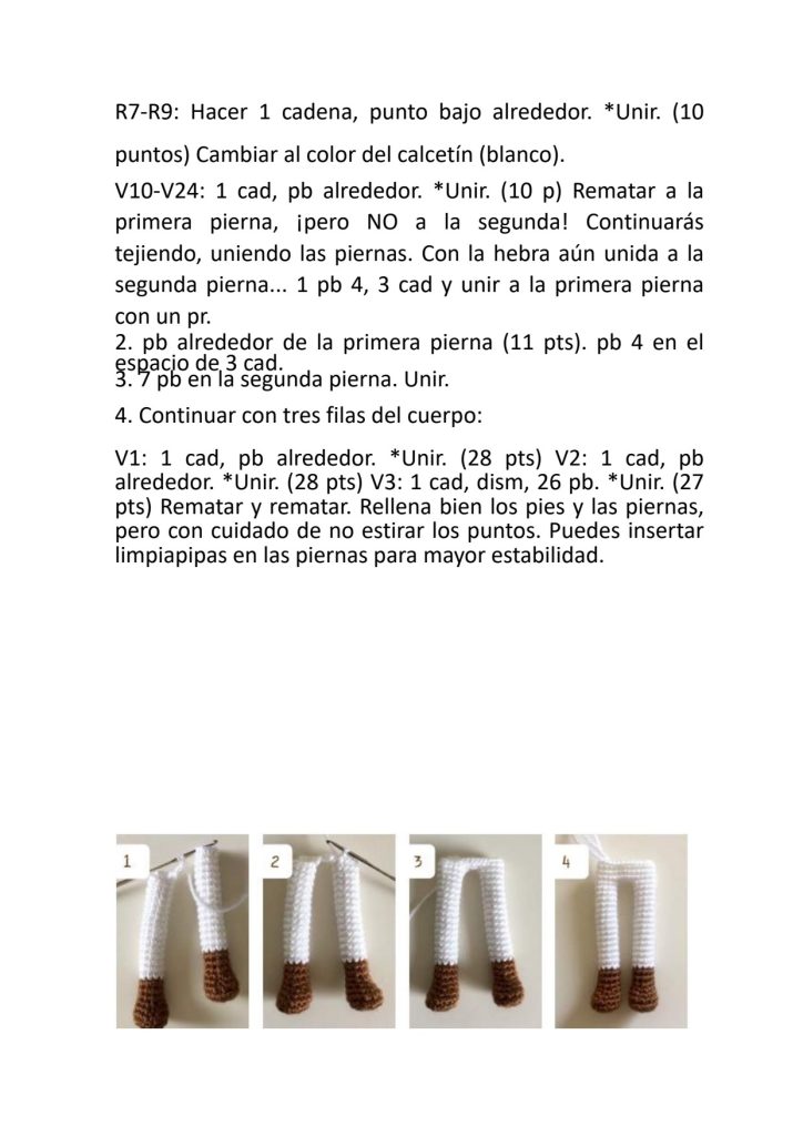 Boneca de amigurumi com espuma EVA - molde parte 11