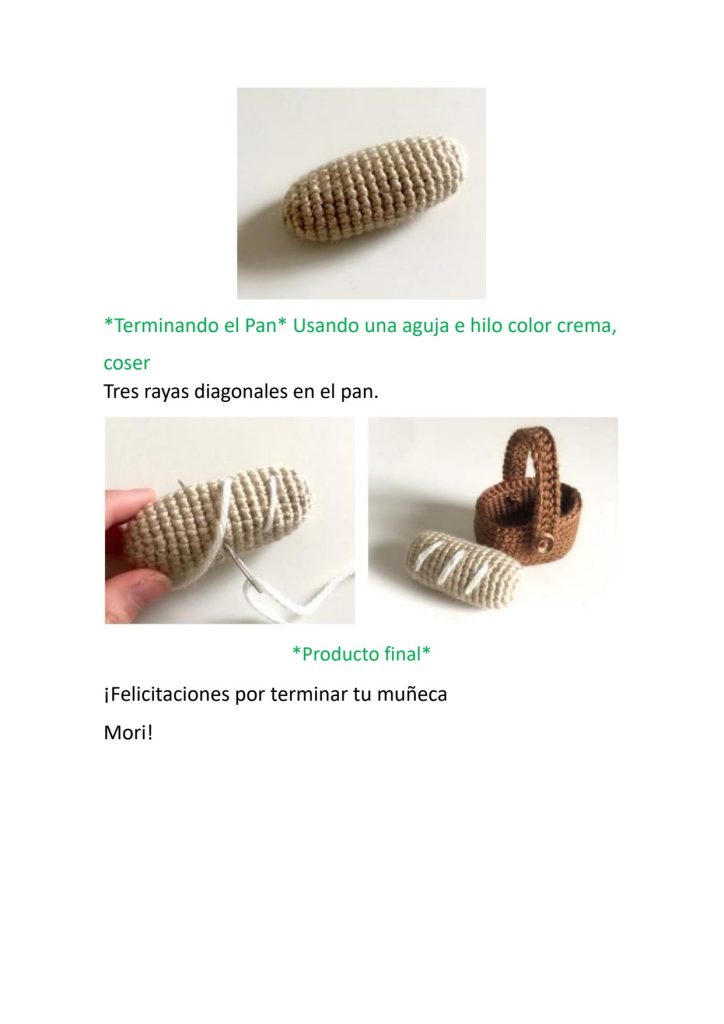 Boneca de amigurumi com espuma EVA - molde parte 22