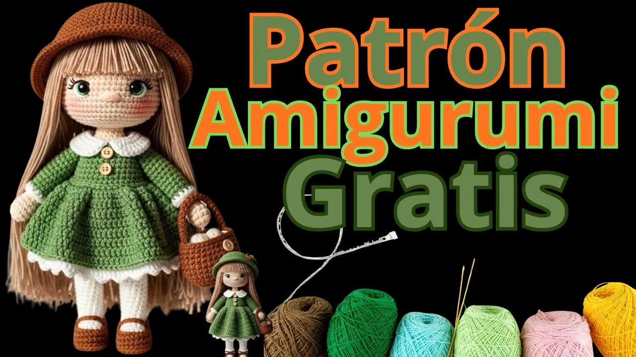 Boneca de amigurumi com espuma EVA