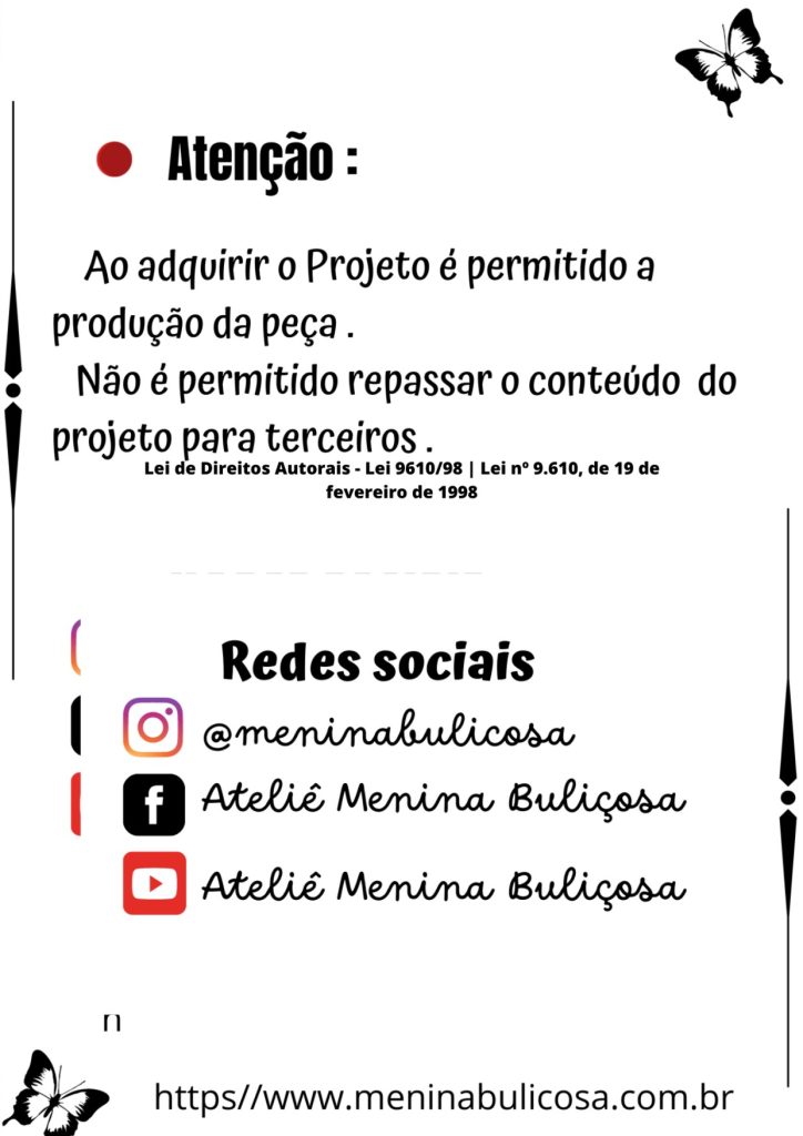 Boneca de pano Clarinha - molde parte 1