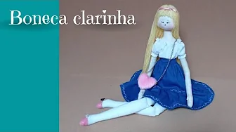 Boneca de pano Clarinha