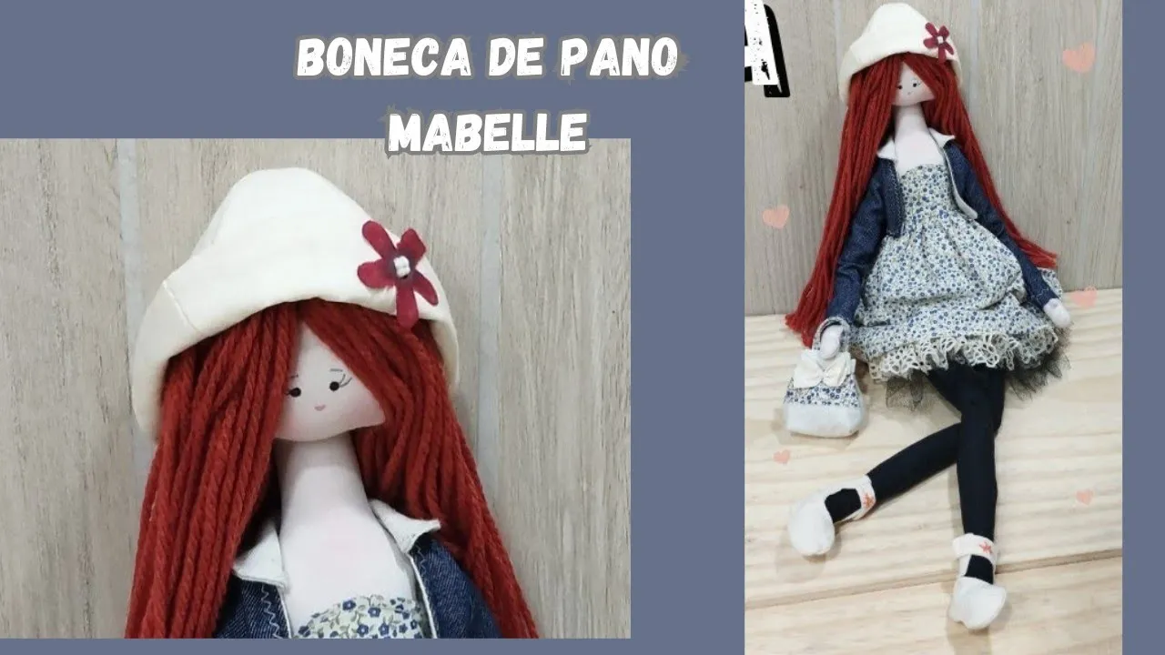 Boneca de pano Mabelle
