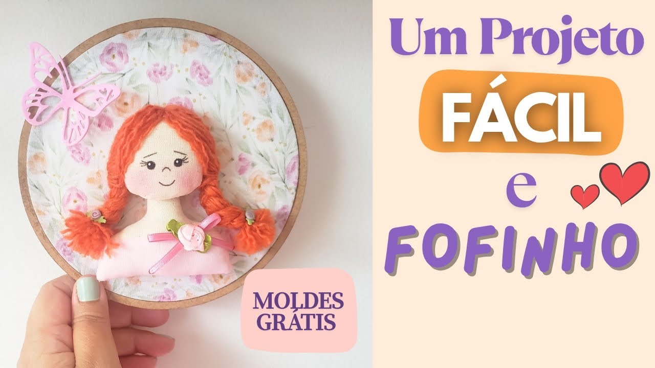 Boneca de pano mais fácil impossível
