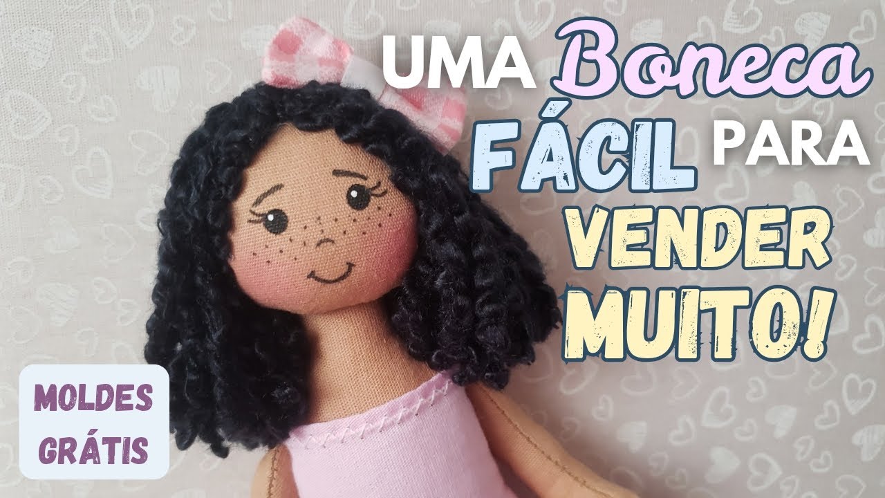 Boneca de pano para iniciantes