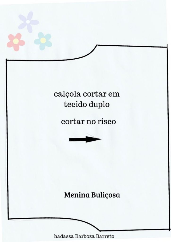 Boneca de pano Roberta para brincar - molde parte 5