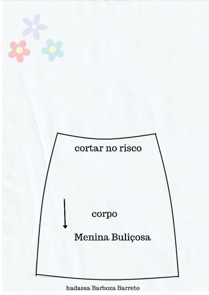 Boneca de pano Roberta para brincar - molde parte 7