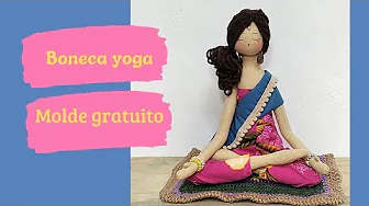 Boneca de pano yoga