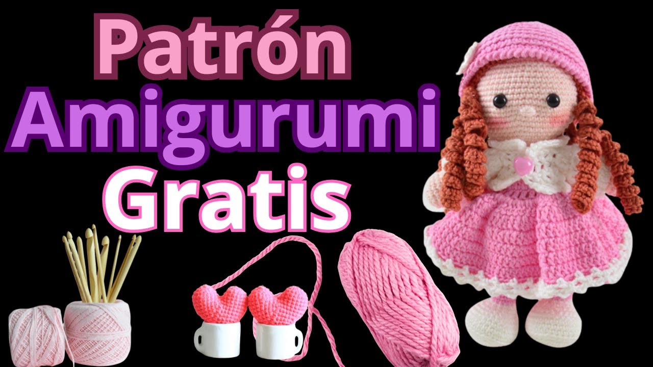Boneca Malu de amigurumi