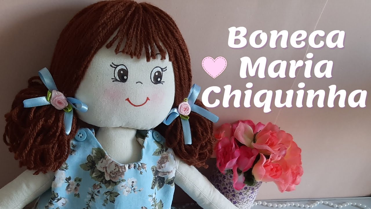 Boneca Maria Chiquinha passo a passo
