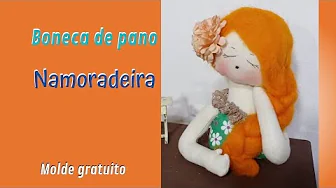 Boneca namoradeira de pano