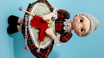 Boneca vovó de pano
