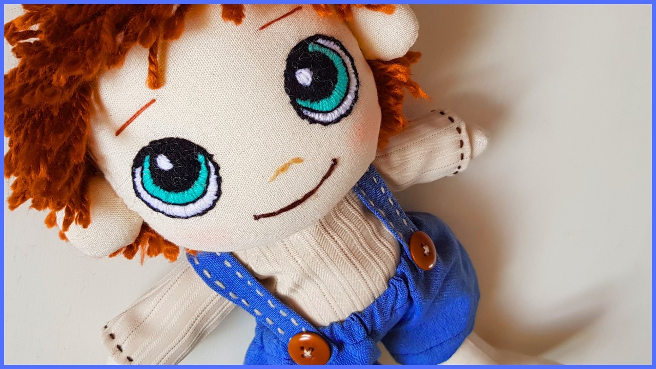Boneco de pano menino muito fácil e simpático
