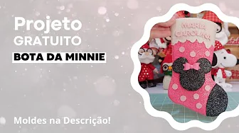 Bota da Minnie de feltro
