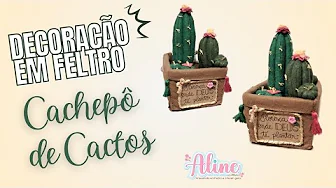 Cachepô de cactos