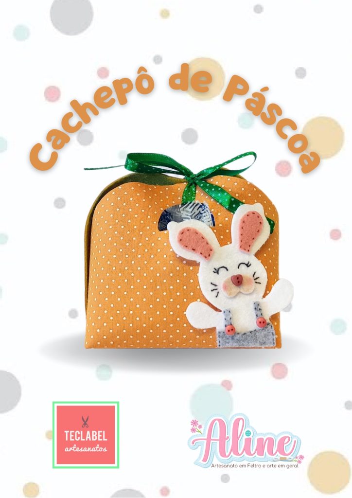 Cachepô de Páscoa sem costura - molde parte 1