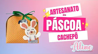 Cachepô de Páscoa sem costura