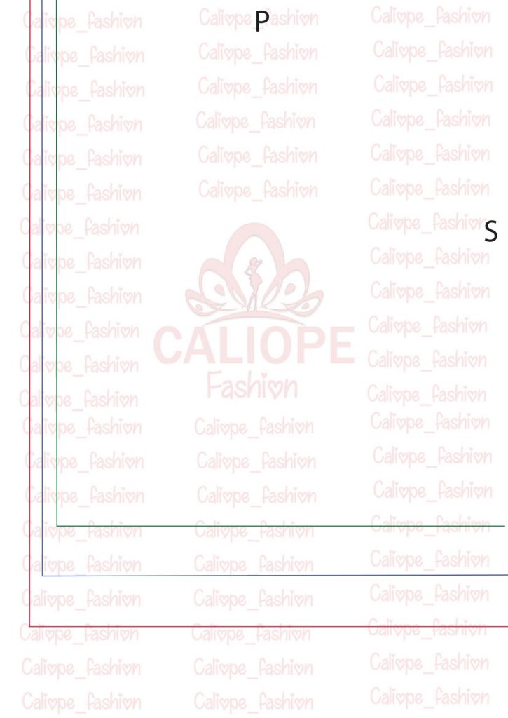 Calça pantalona com fenda - molde parte 11