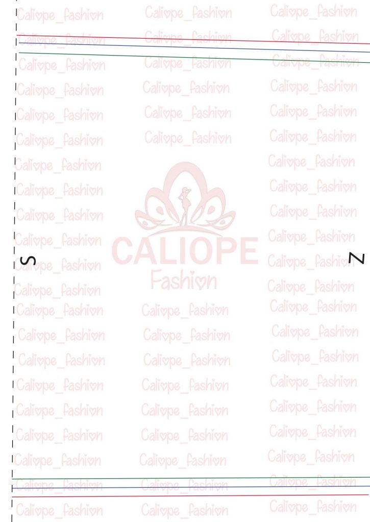 Calça pantalona com fenda - molde parte 16