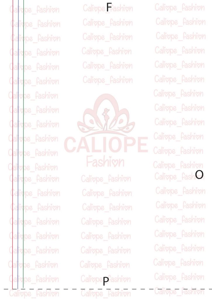 Calça pantalona com fenda - molde parte 8