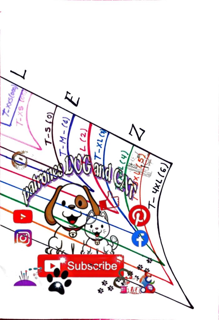 Camiseta polo natalina para gato e cachorro - molde parte 2