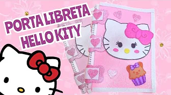 Capa de caderno da Hello Kitty – como encapar caderno com EVA