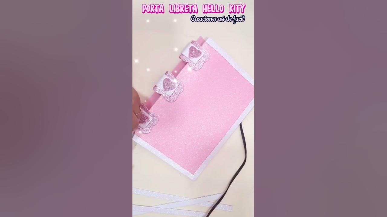 Capa de caderno da Hello Kitty fácil em EVA