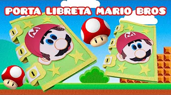 Capa de caderno do Mario Bros – como encapar caderno