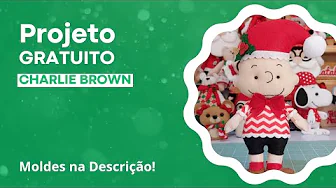 Charlie Brown de feltro passo a passo