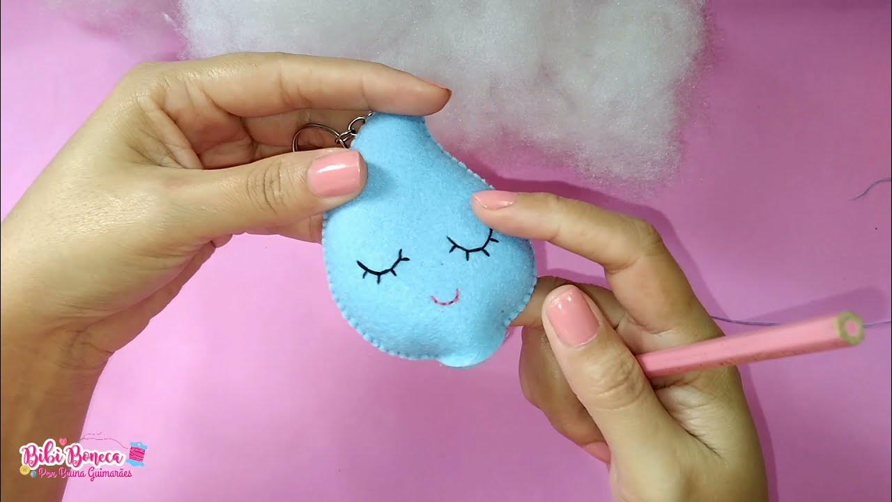 Chaveiro pingo de amor de feltro