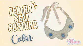 Colar de feltro