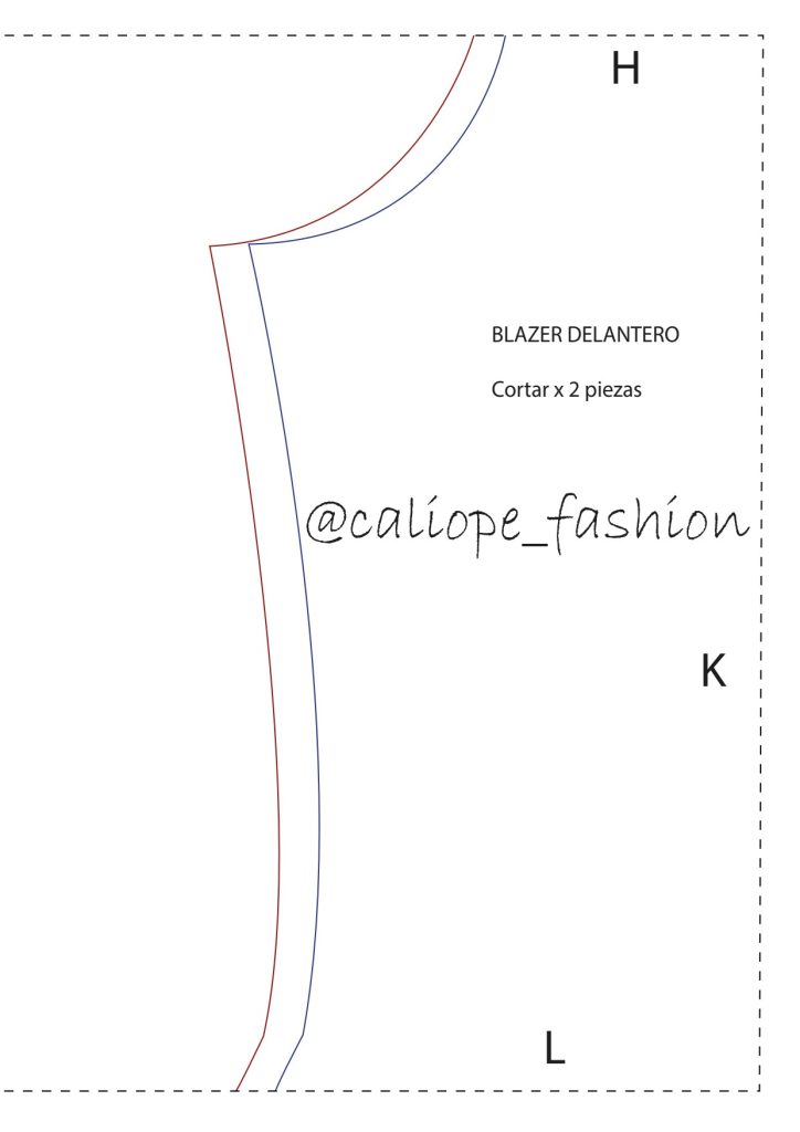 Como fazer blazer com manga bufante - molde parte 14