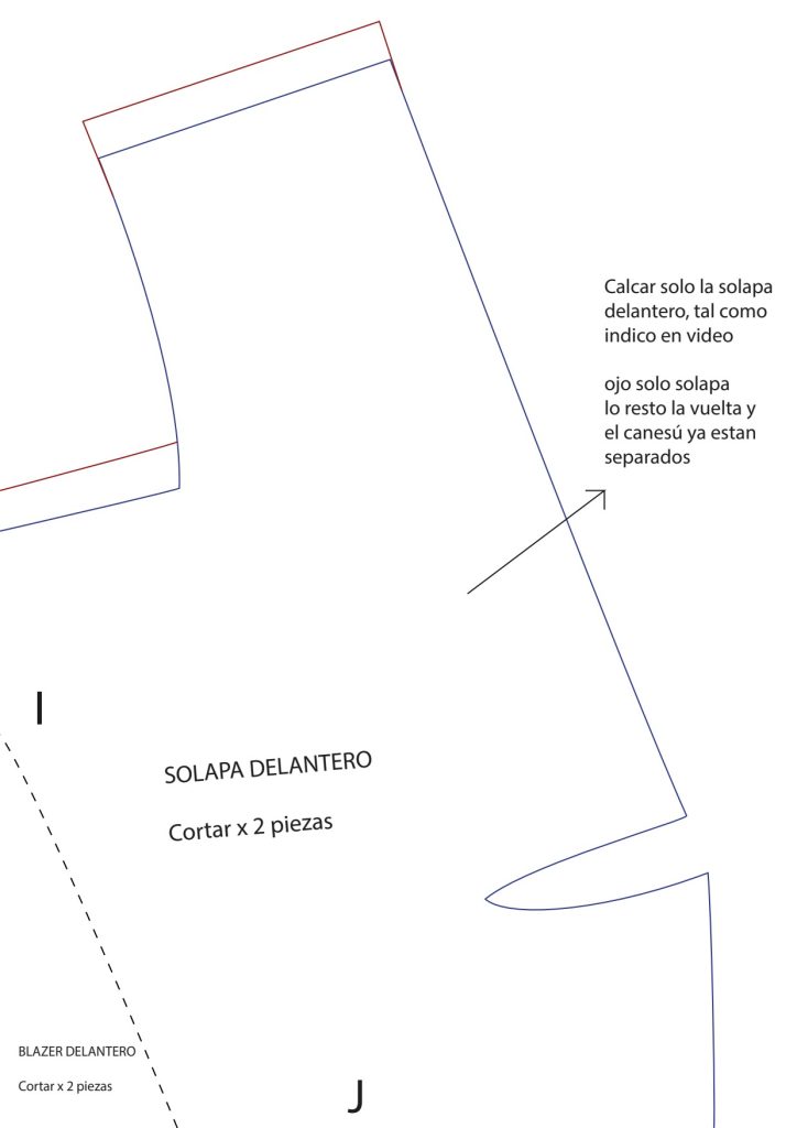 Como fazer blazer com manga bufante - molde parte 15