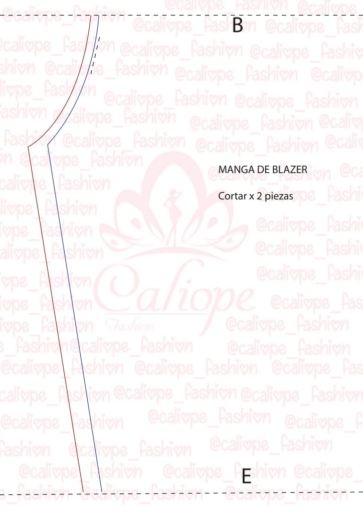 Como fazer blazer com manga bufante - molde parte 4