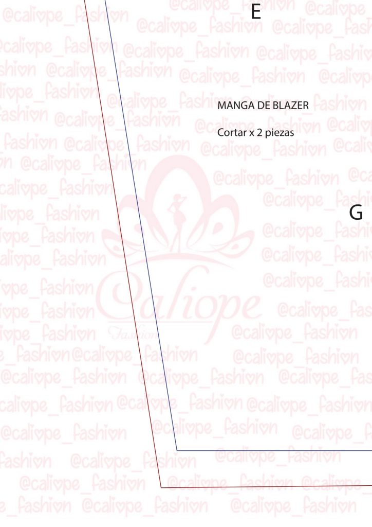 Como fazer blazer com manga bufante - molde parte 6