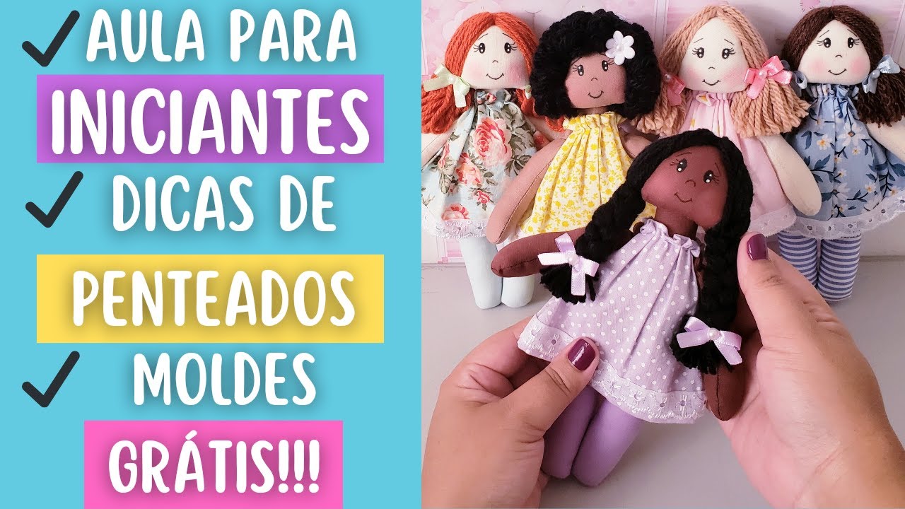 Como fazer boneca de pano de jeito fácil com ótimas dicas