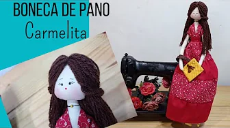 Como fazer boneca de pano fácil com vestido