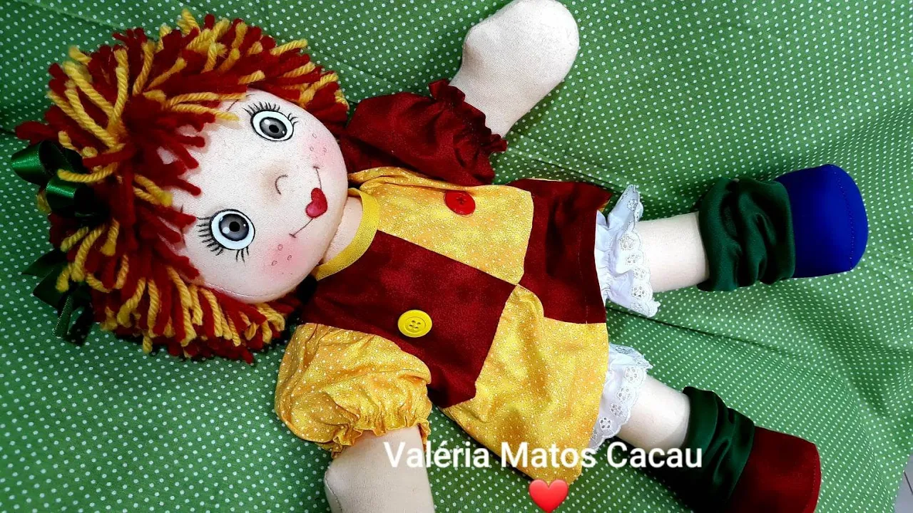 Como fazer boneca Emília super fácil