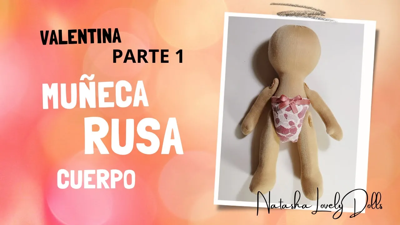 Como fazer boneca russa de tecido – corpo e roupa íntima