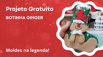 Como fazer bota de Natal de feltro
