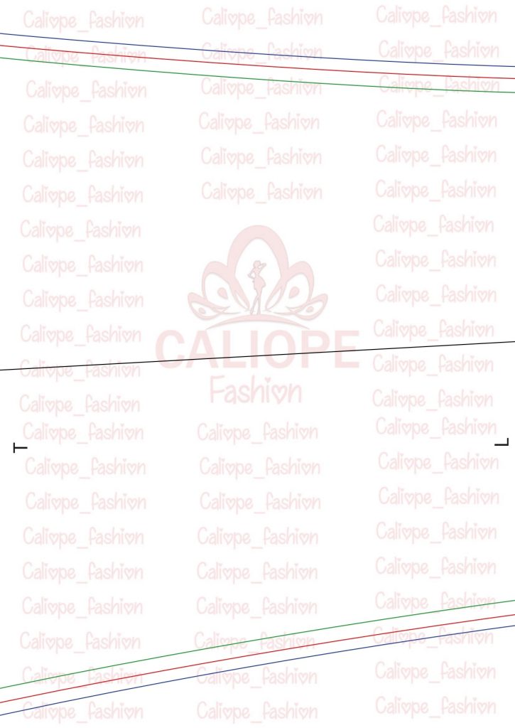 Como fazer calça clochard com laço na cintura - molde parte 13