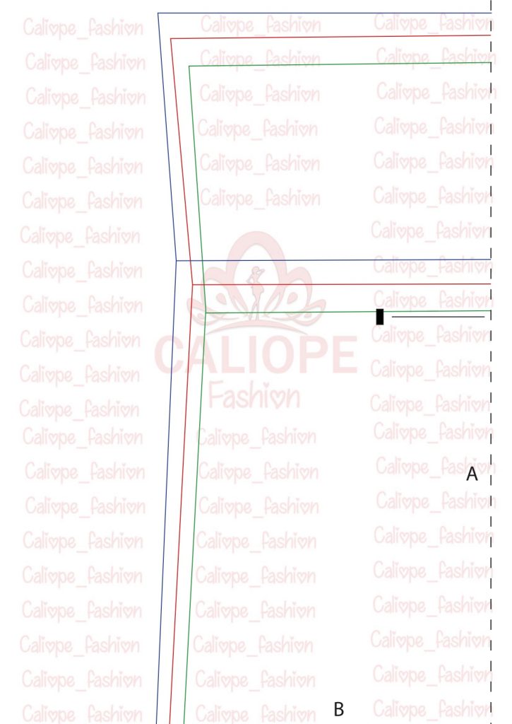 Como fazer calça clochard com laço na cintura - molde parte 2