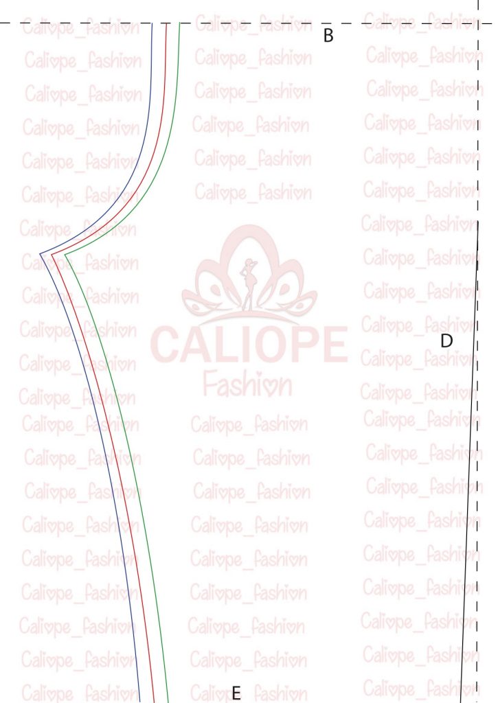 Como fazer calça clochard com laço na cintura - molde parte 4