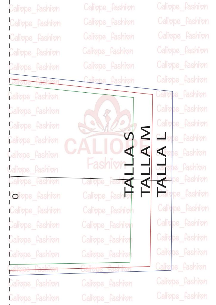 Como fazer calça clochard com laço na cintura - molde parte 8