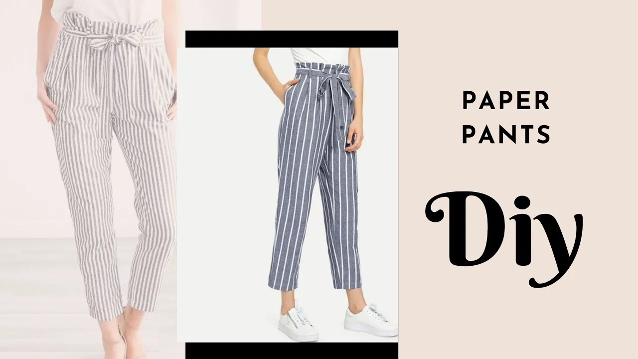 Como fazer calça clochard com laço na cintura