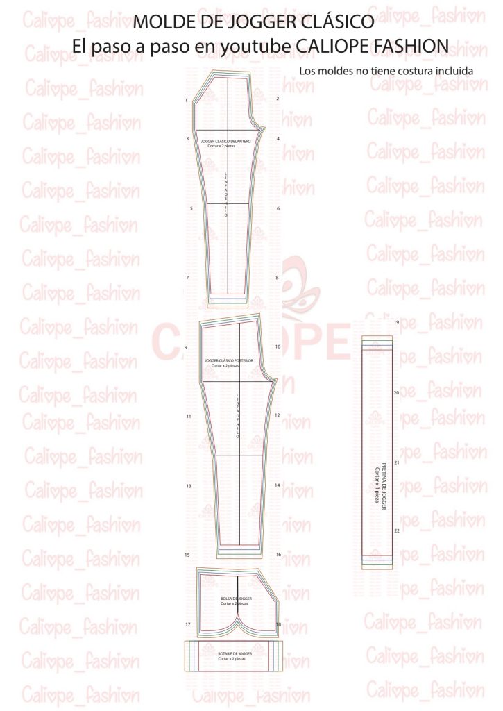 Como fazer calça jogger muito fácil - molde parte 1