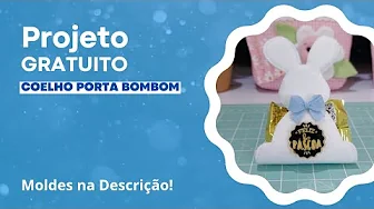 Como fazer coelho porta-bombom de feltro