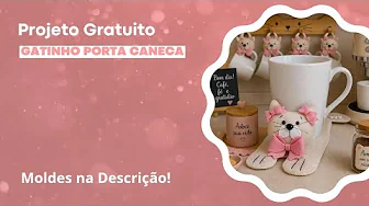 Como fazer gatinho porta-caneca