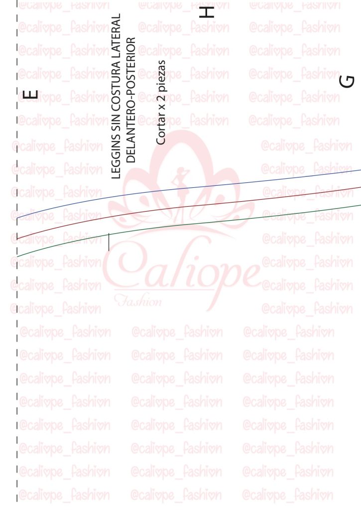 Como fazer legging – modelagem e confecção - molde parte 7